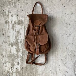 Roots Genuine Leather Backpack